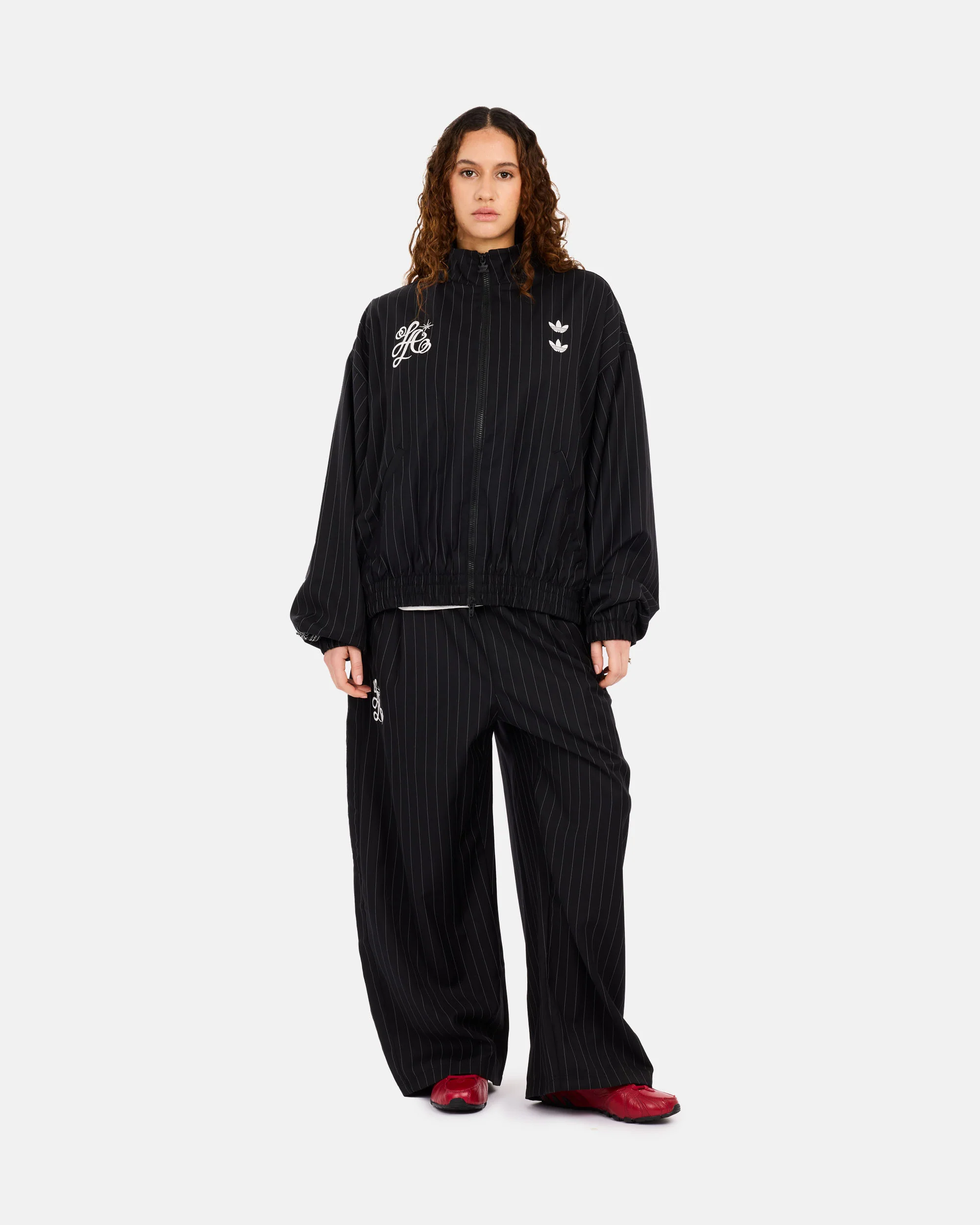 adidas Originals x Willy Chavarria Pinstripe Track Jacket - Image 5