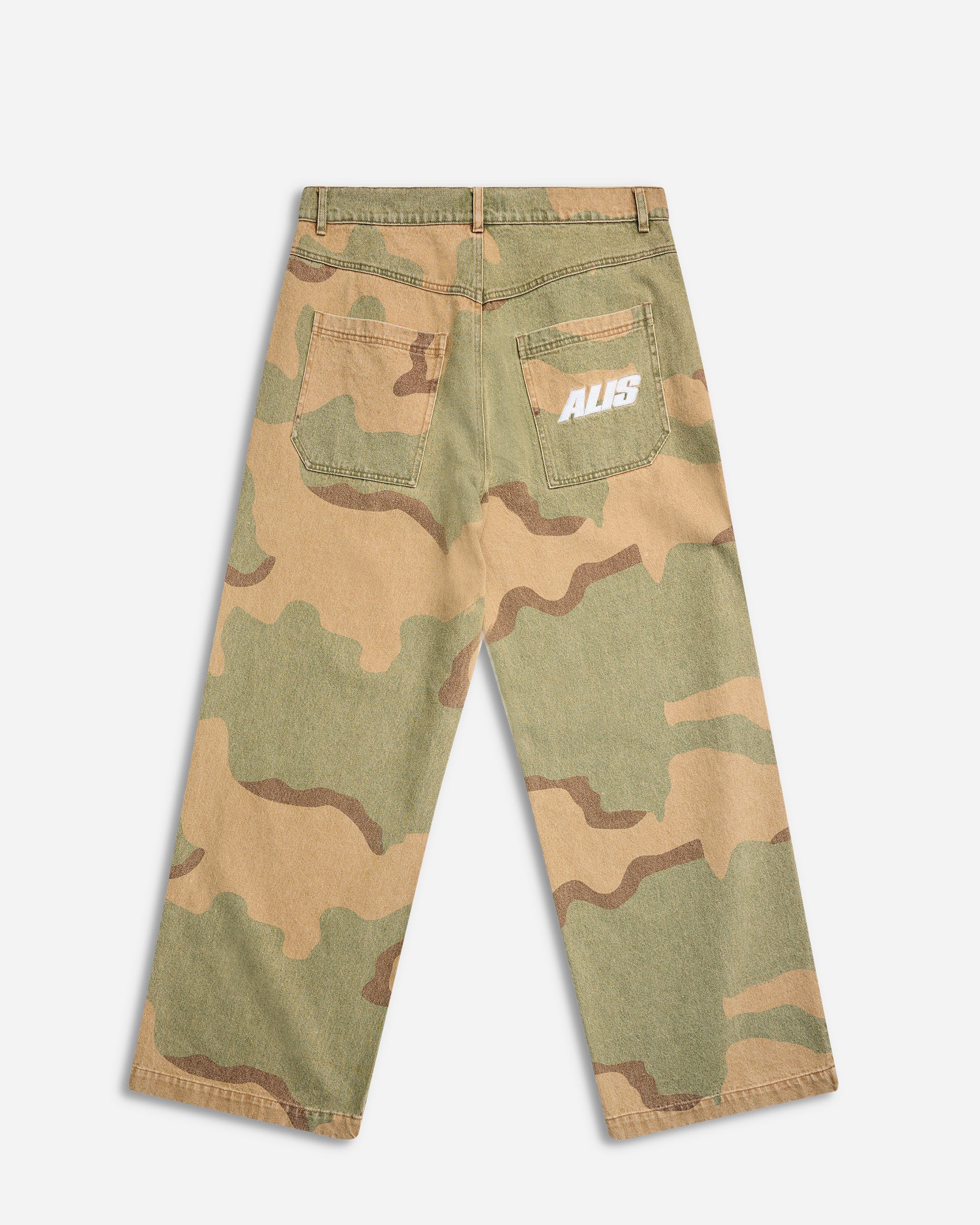 Bam Wide Fit Jeans W/ Alis Tag Print - Image 2