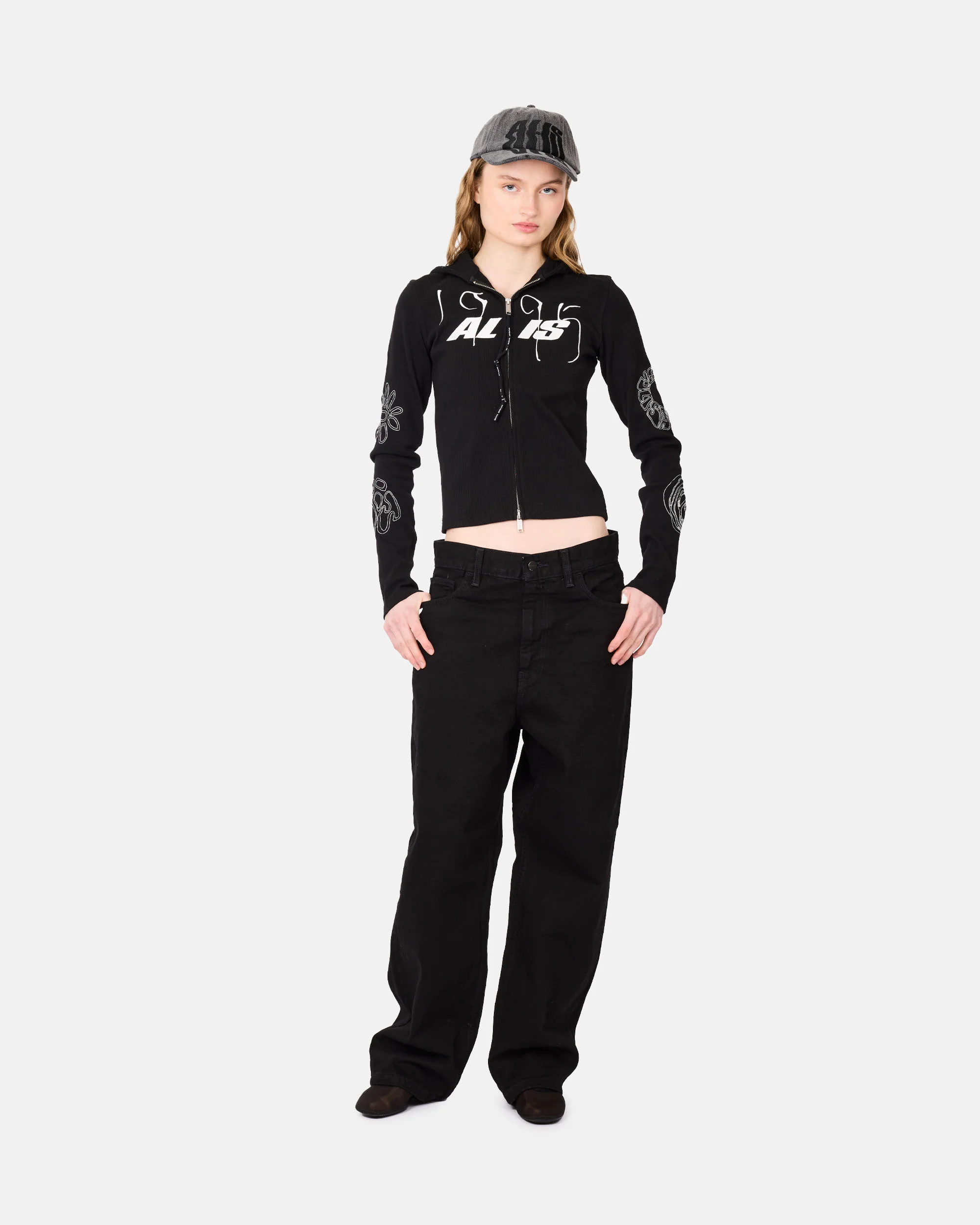 Nortey Rib Jersey Hoodie - Image 2