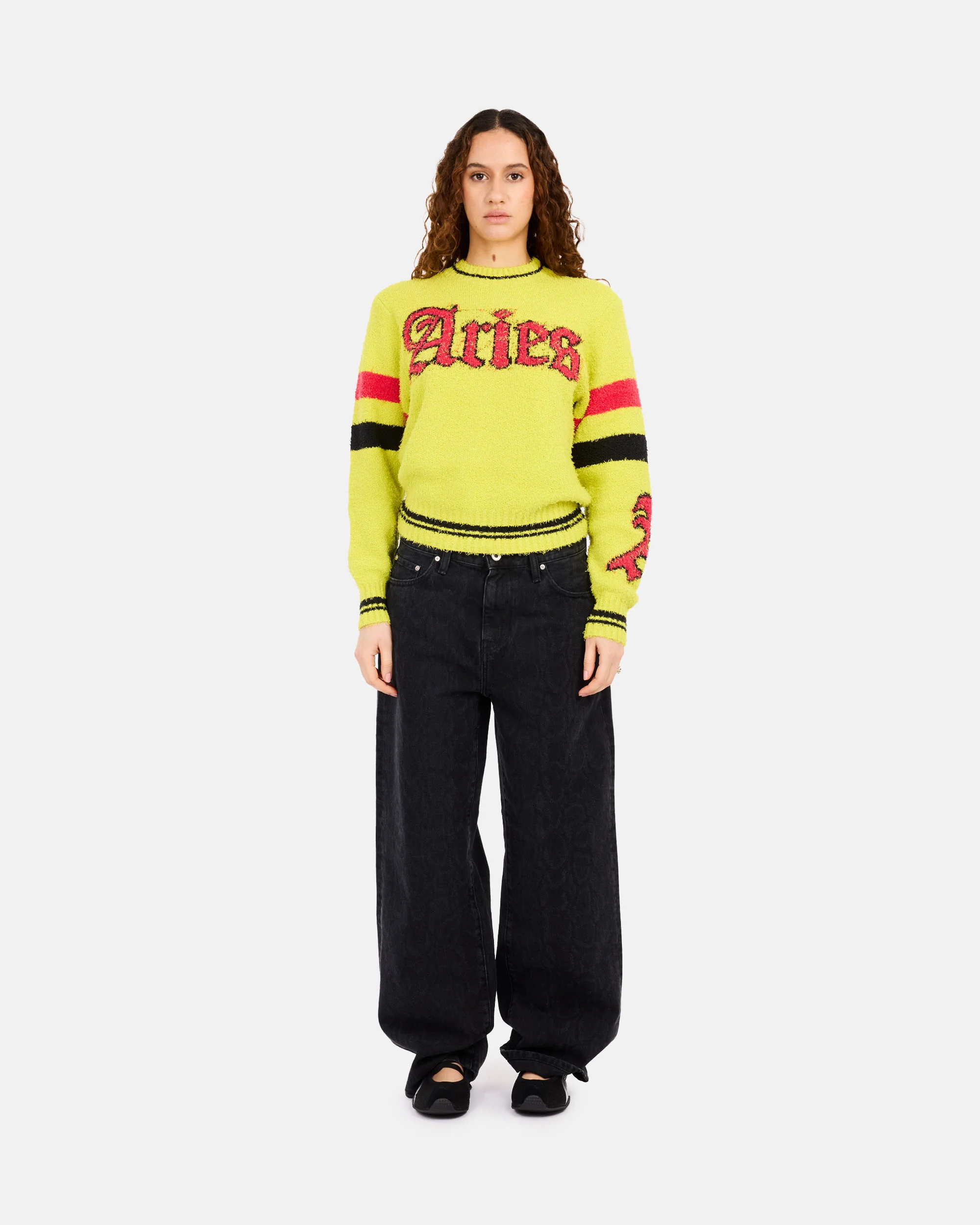 Acid Boucle Knit Crew - Image 2