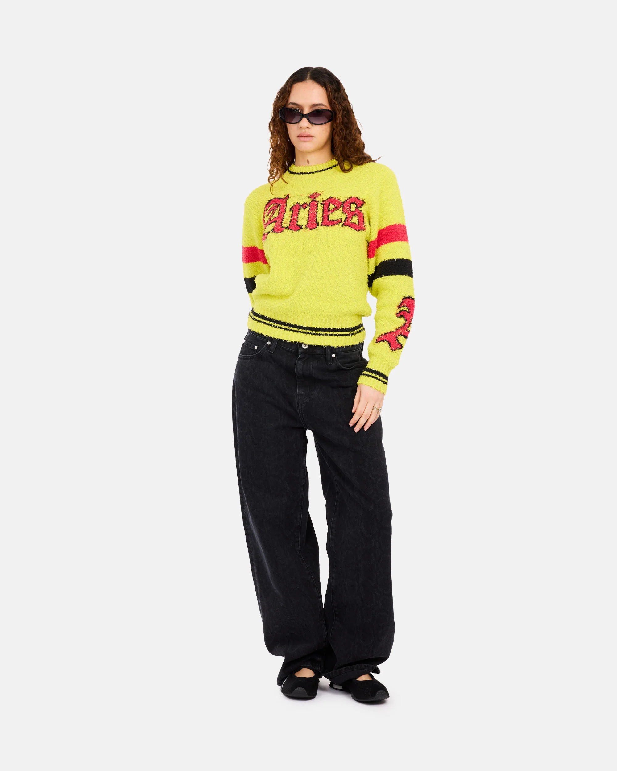 Acid Boucle Knit Crew - Image 5