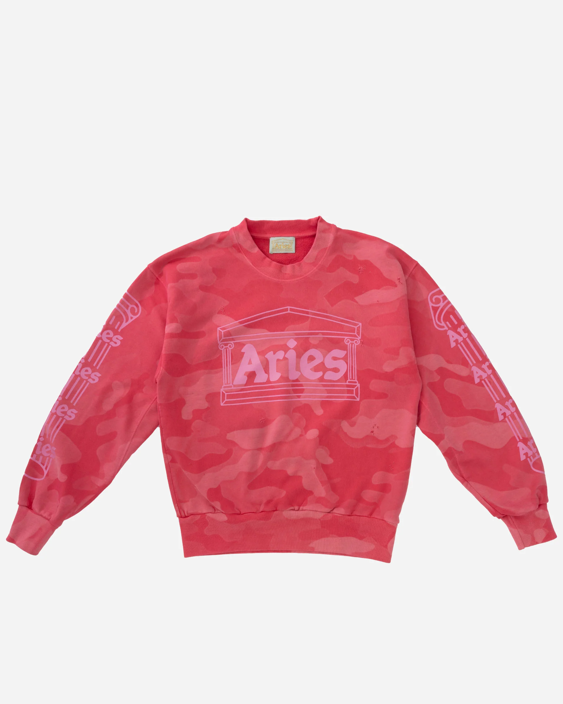 Aged Column Camo Sweat