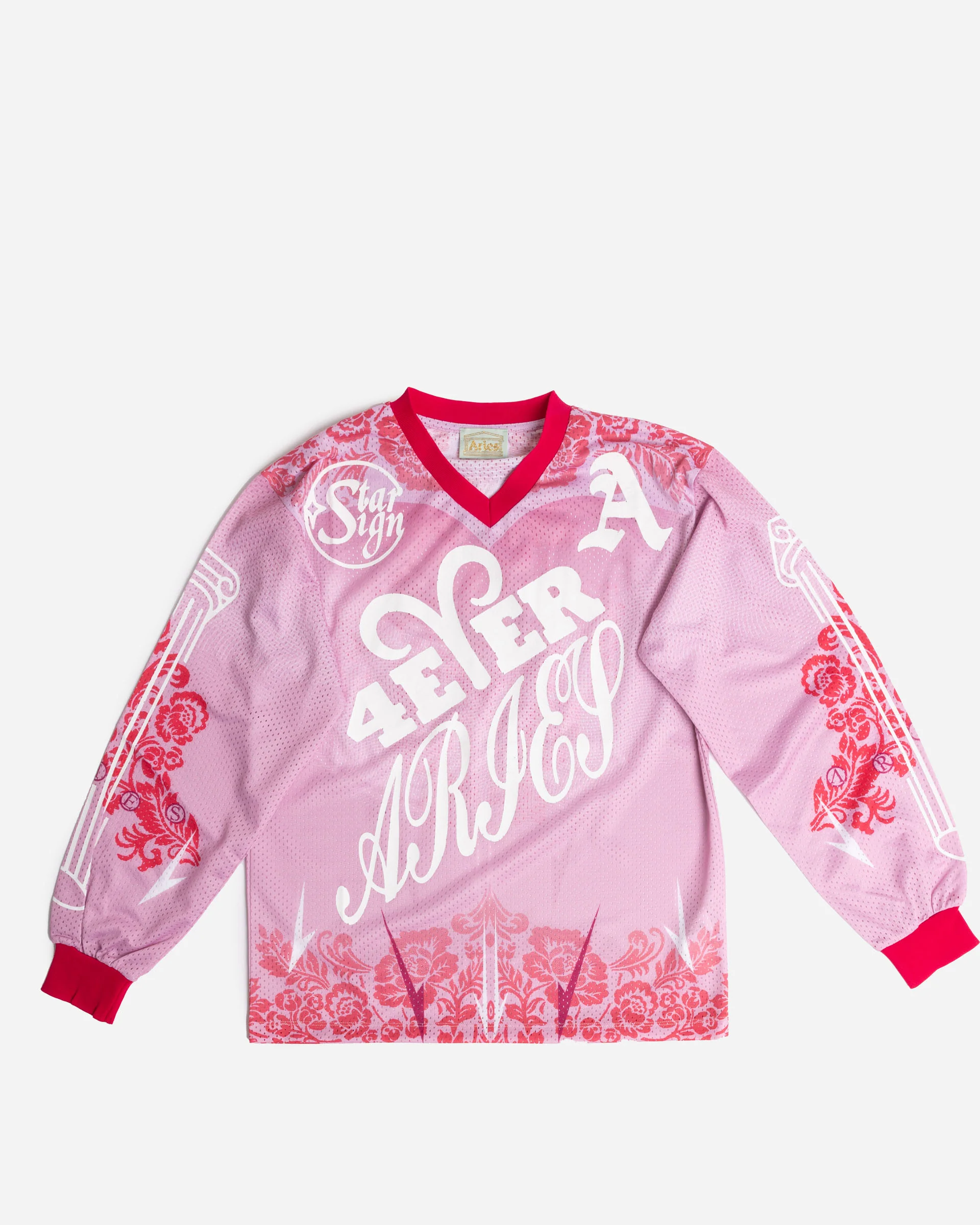 Graphic Gothic Lace Airtex Ls Tee