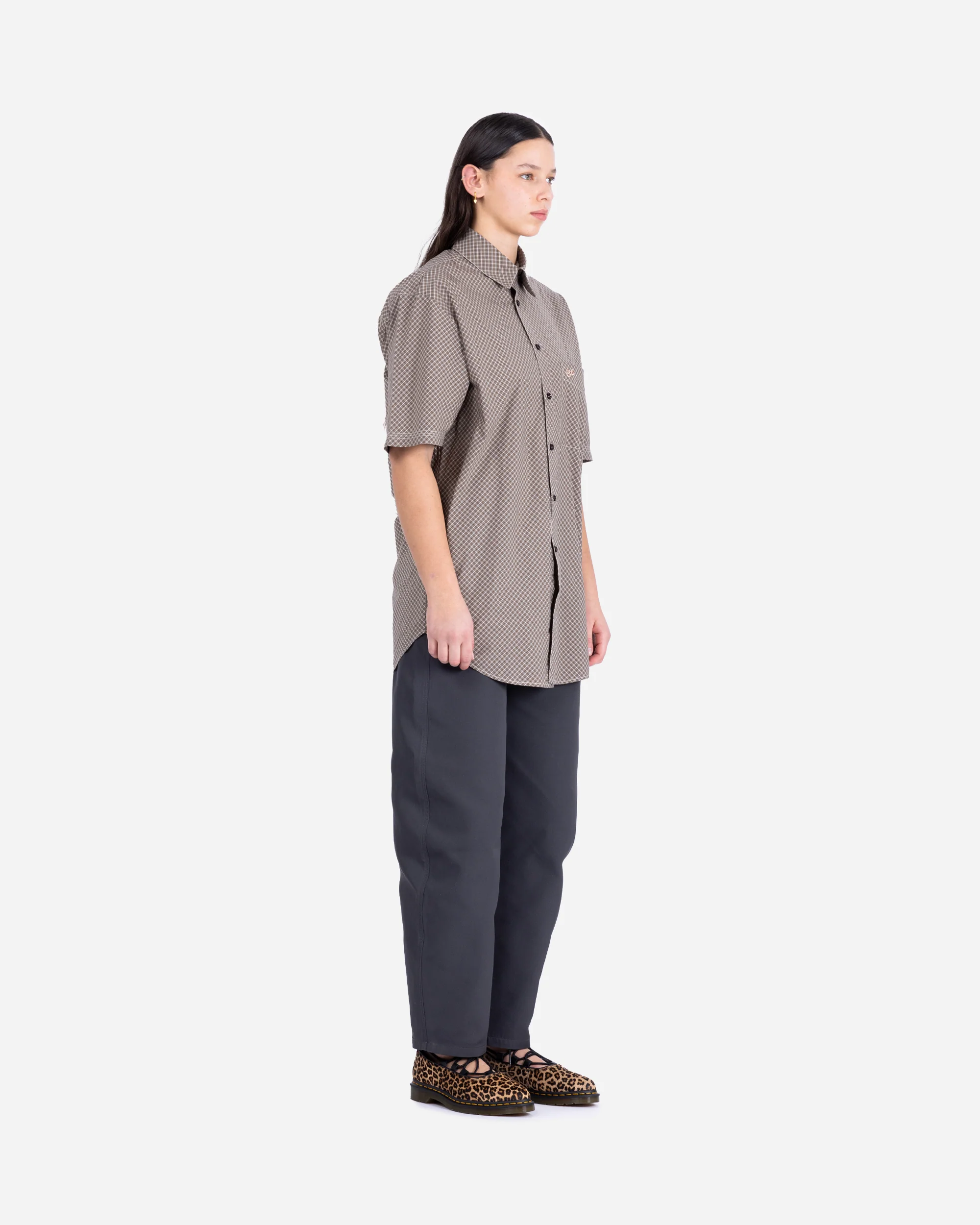Mini Plaid Short Sleeve Shirt - Image 6