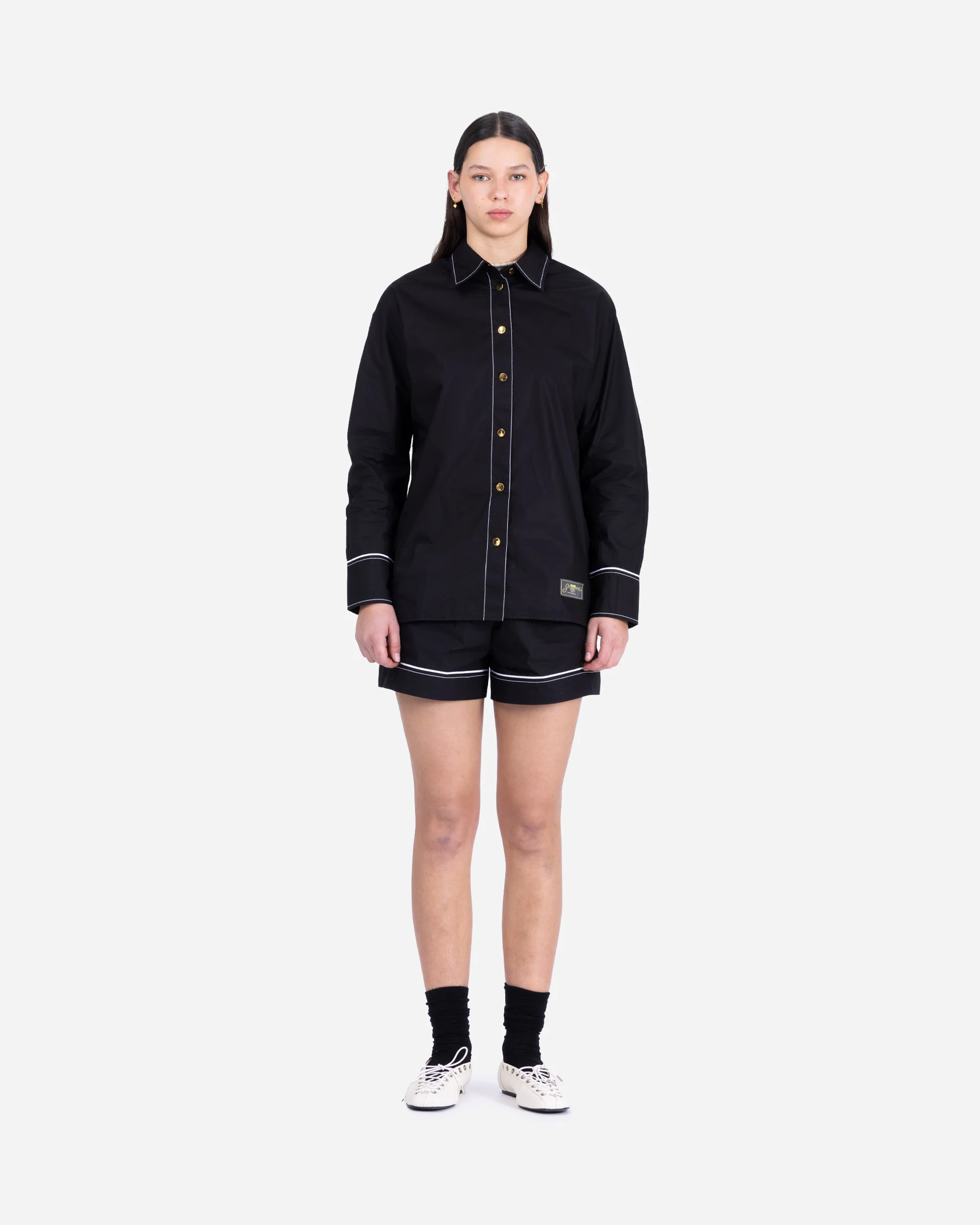 Cotton Poplin Elasticated Shorts - Image 4