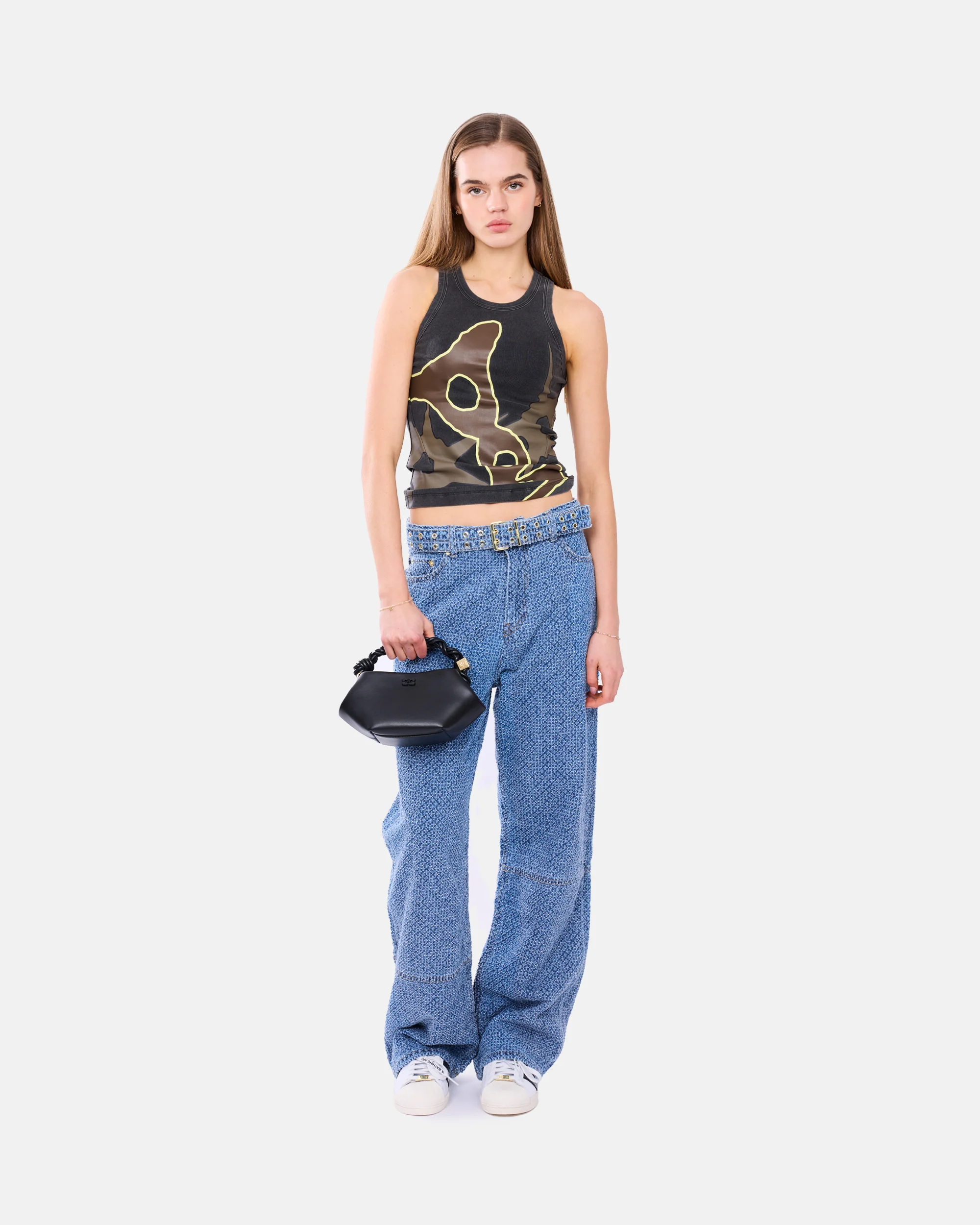 Fluffy Denim Izey Belt - Image 2