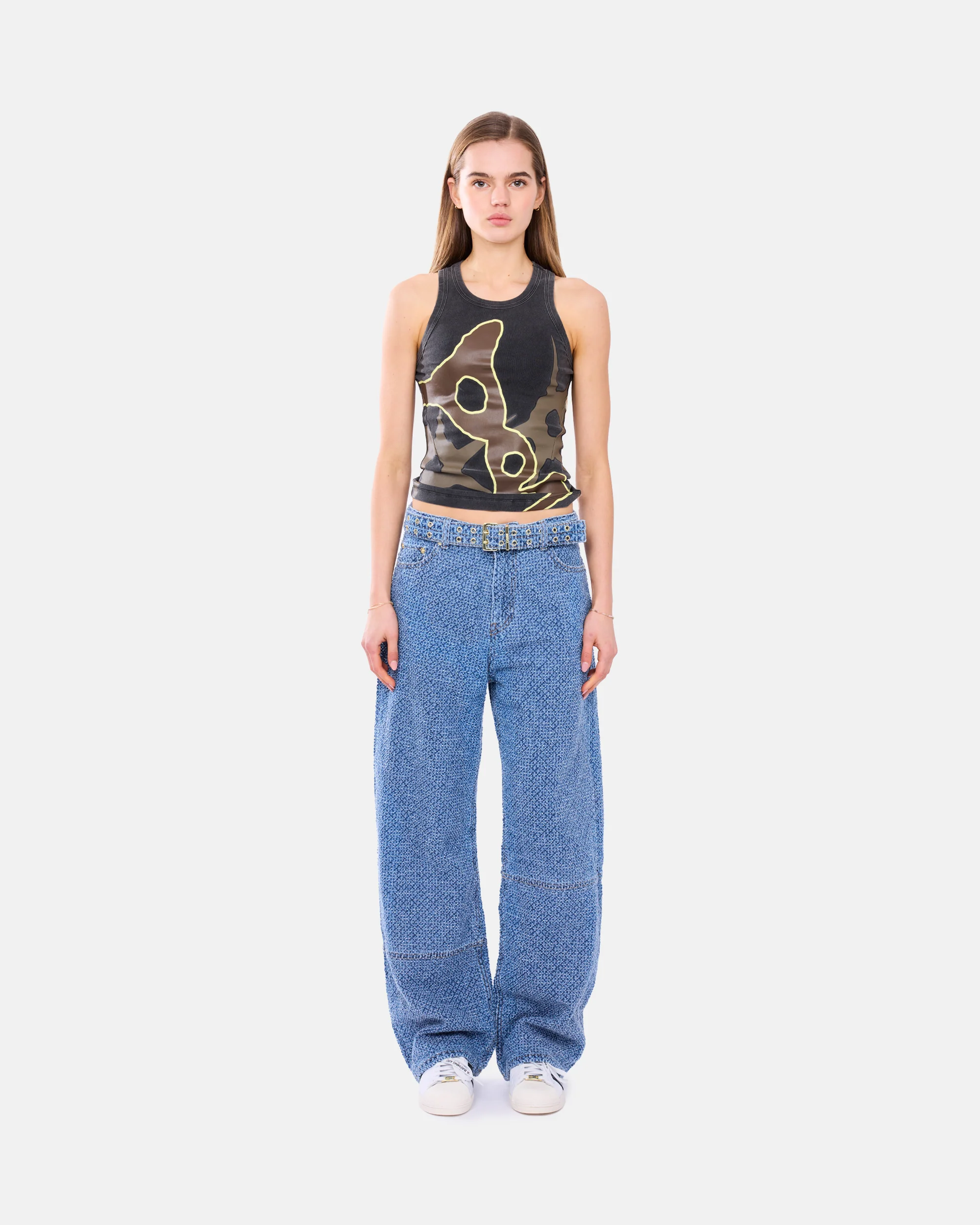 Fluffy Denim Izey Belt - Image 5
