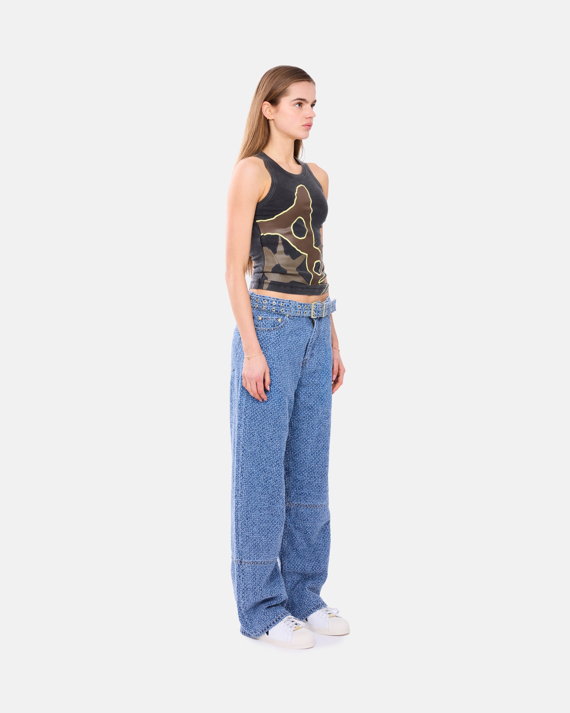 Fluffy Denim Izey Belt - Image 6
