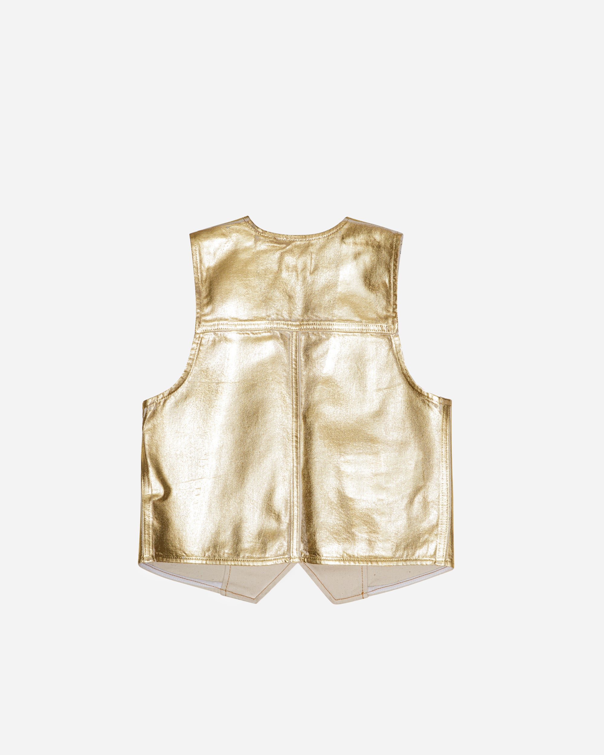Foil Denim Vest - Image 4