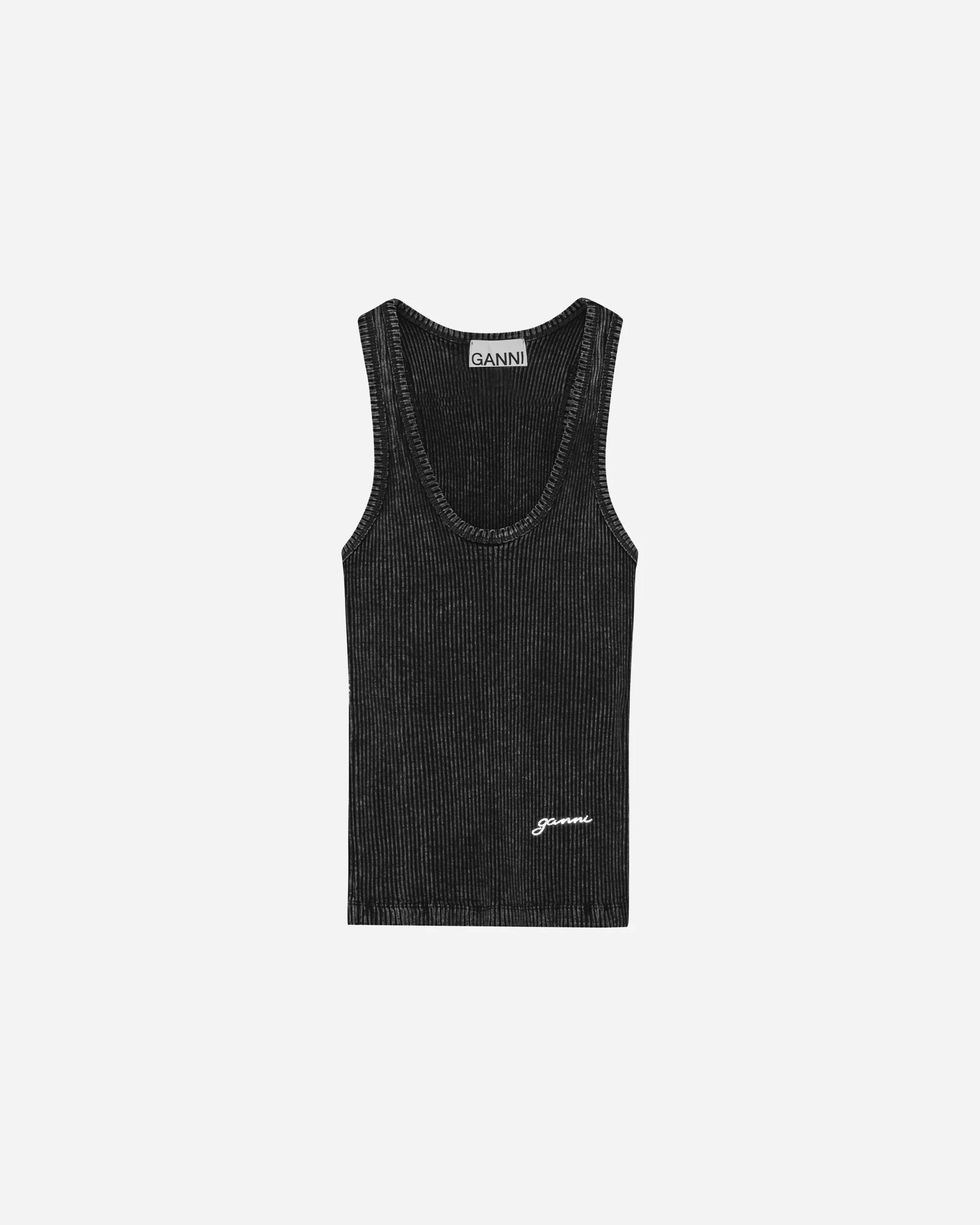 Heavy Rib Jersey Tank Top