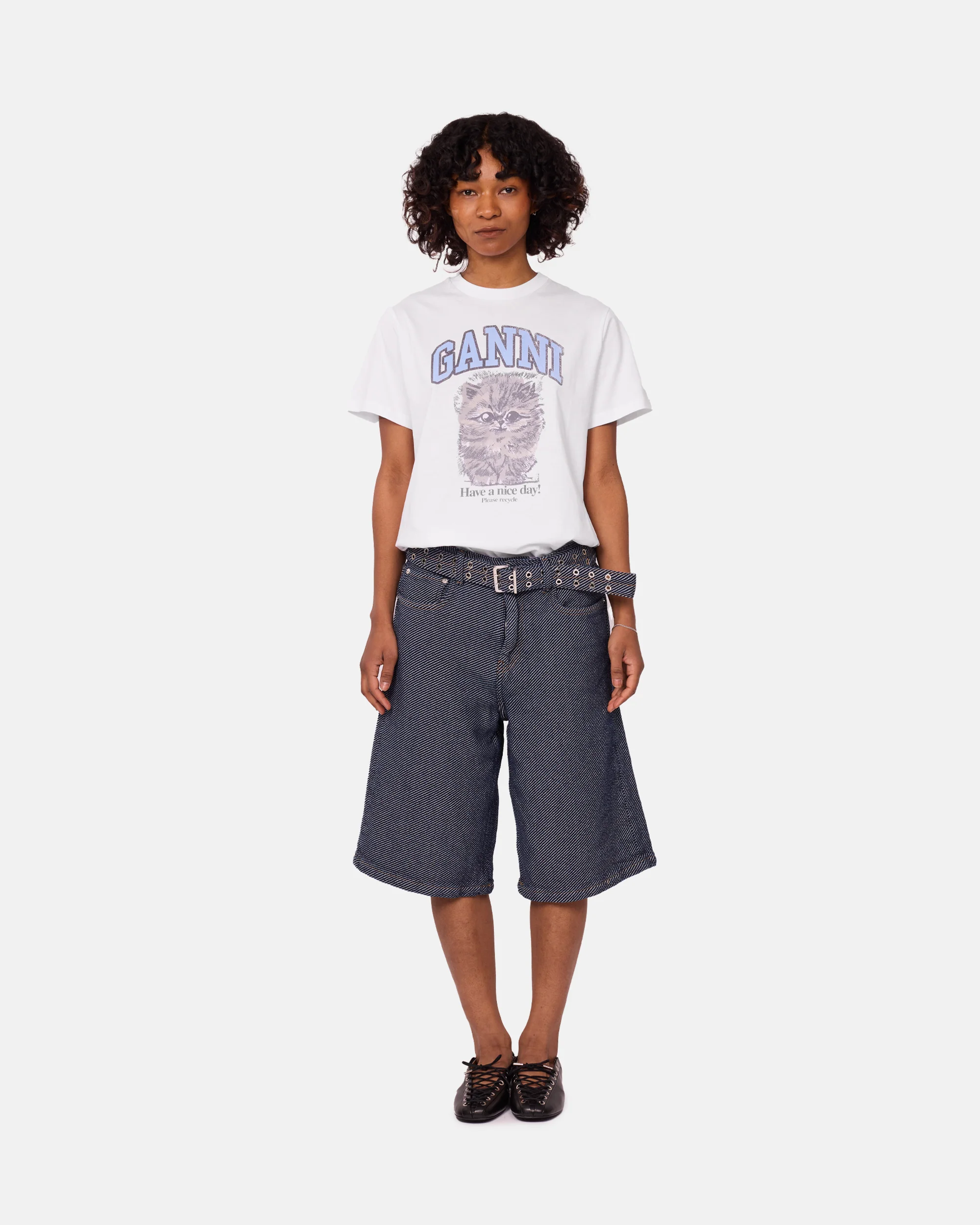Heavy Twill Denim Shorts - Image 4