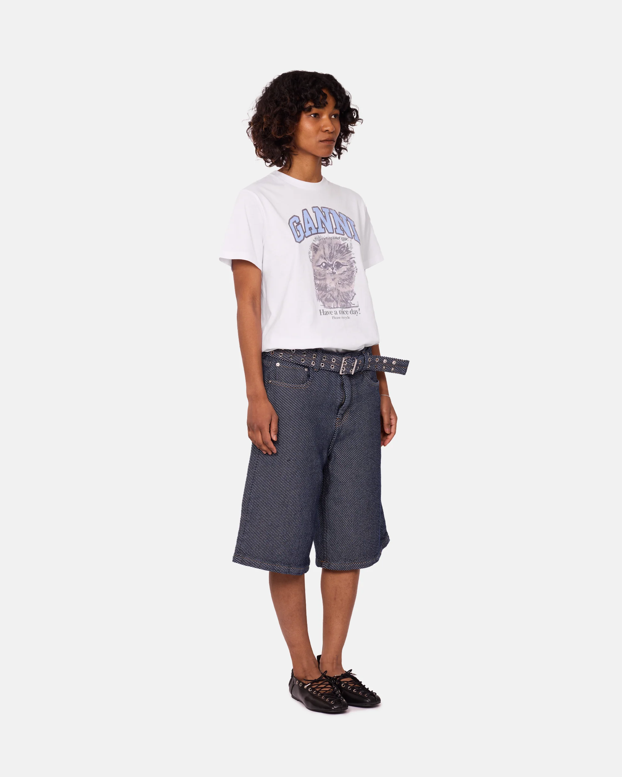 Heavy Twill Denim Shorts - Image 5