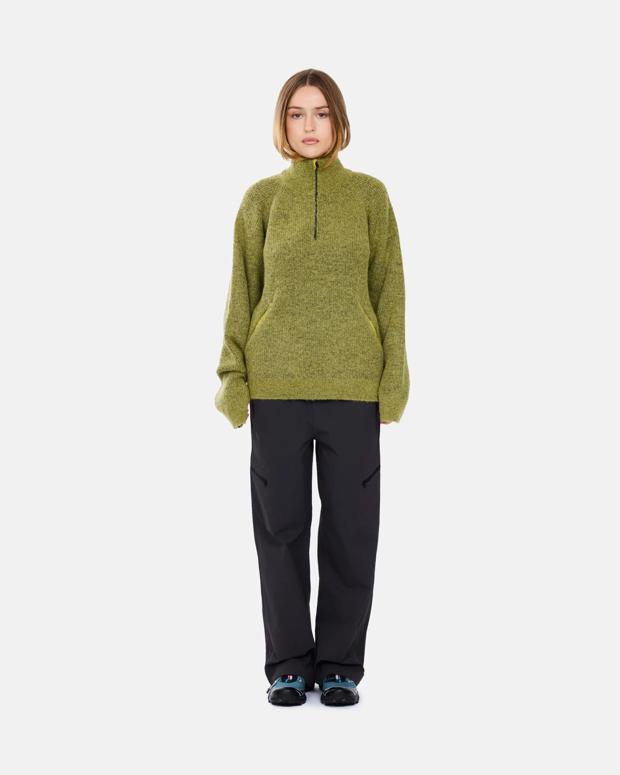 Essence Mohair Mixed Knit Top - Image 2