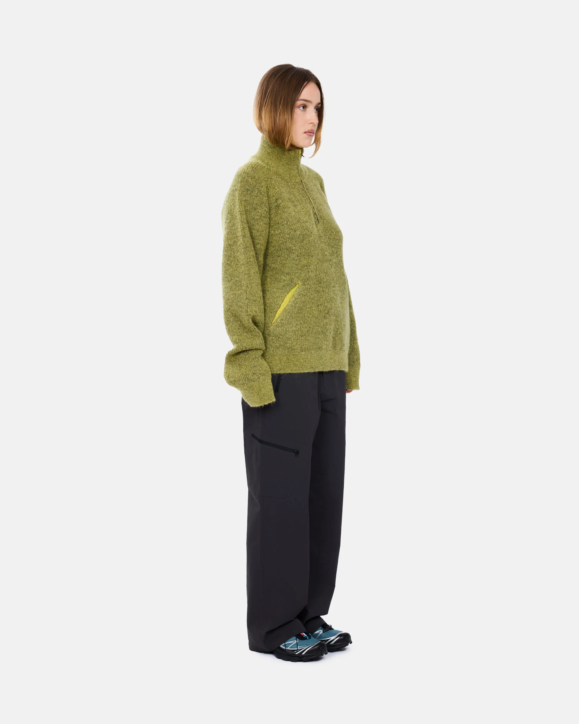 Essence Mohair Mixed Knit Top - Image 4