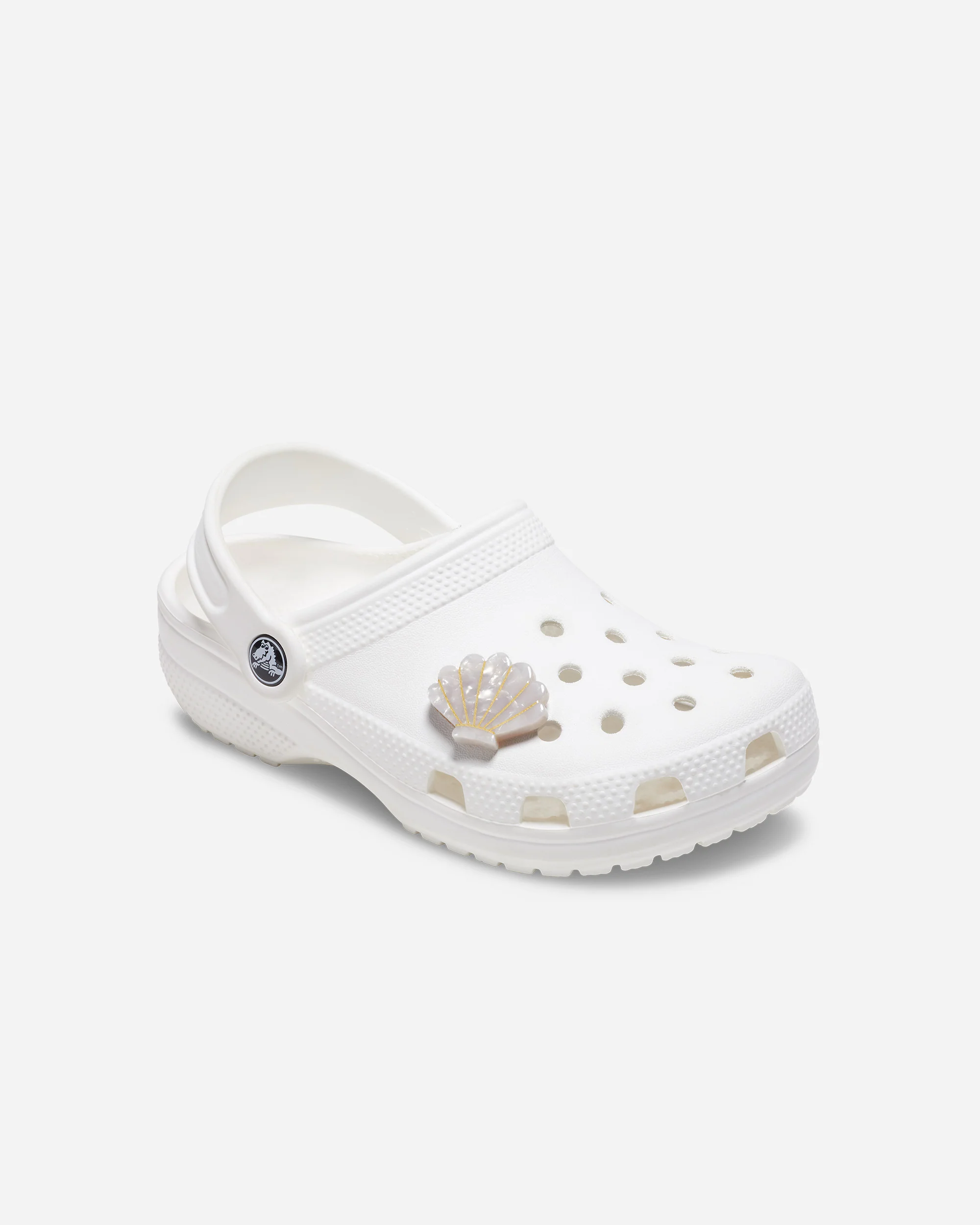 Jibbitz White and Gold Seashell - Image 2