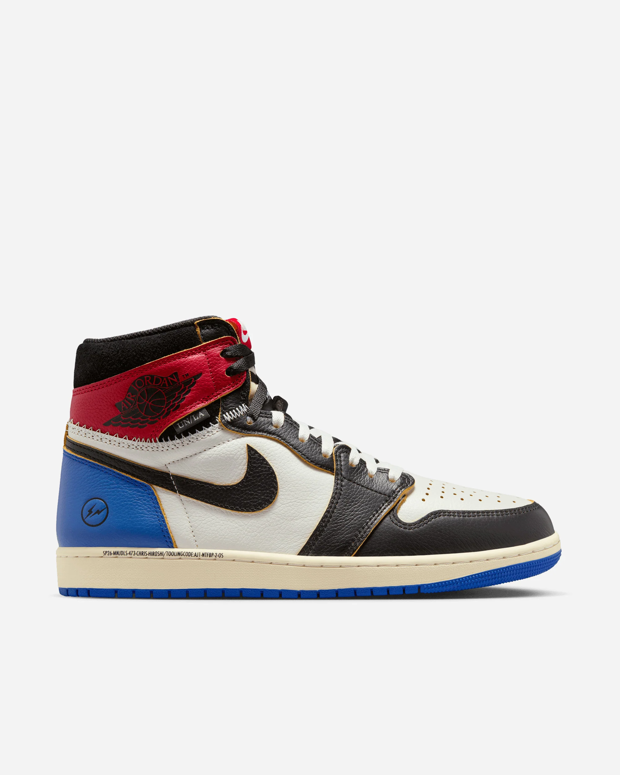 Jordan Brand x Union LA x Fragment Design Air Jordan 1 High ‘Varsity Red & Sport Royal’