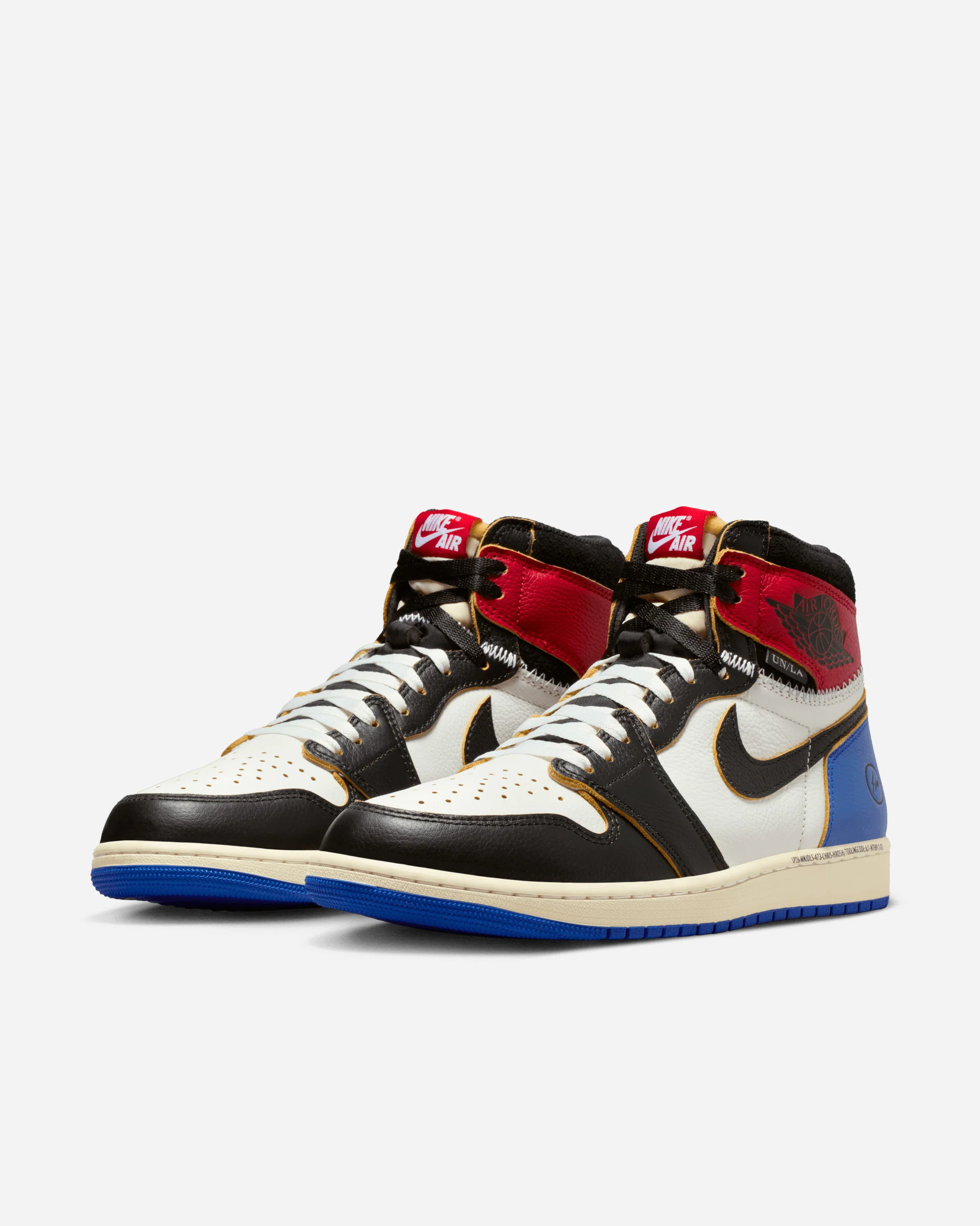 Jordan Brand x Union LA x Fragment Design Air Jordan 1 High ‘Varsity Red & Sport Royal’ - Image 2