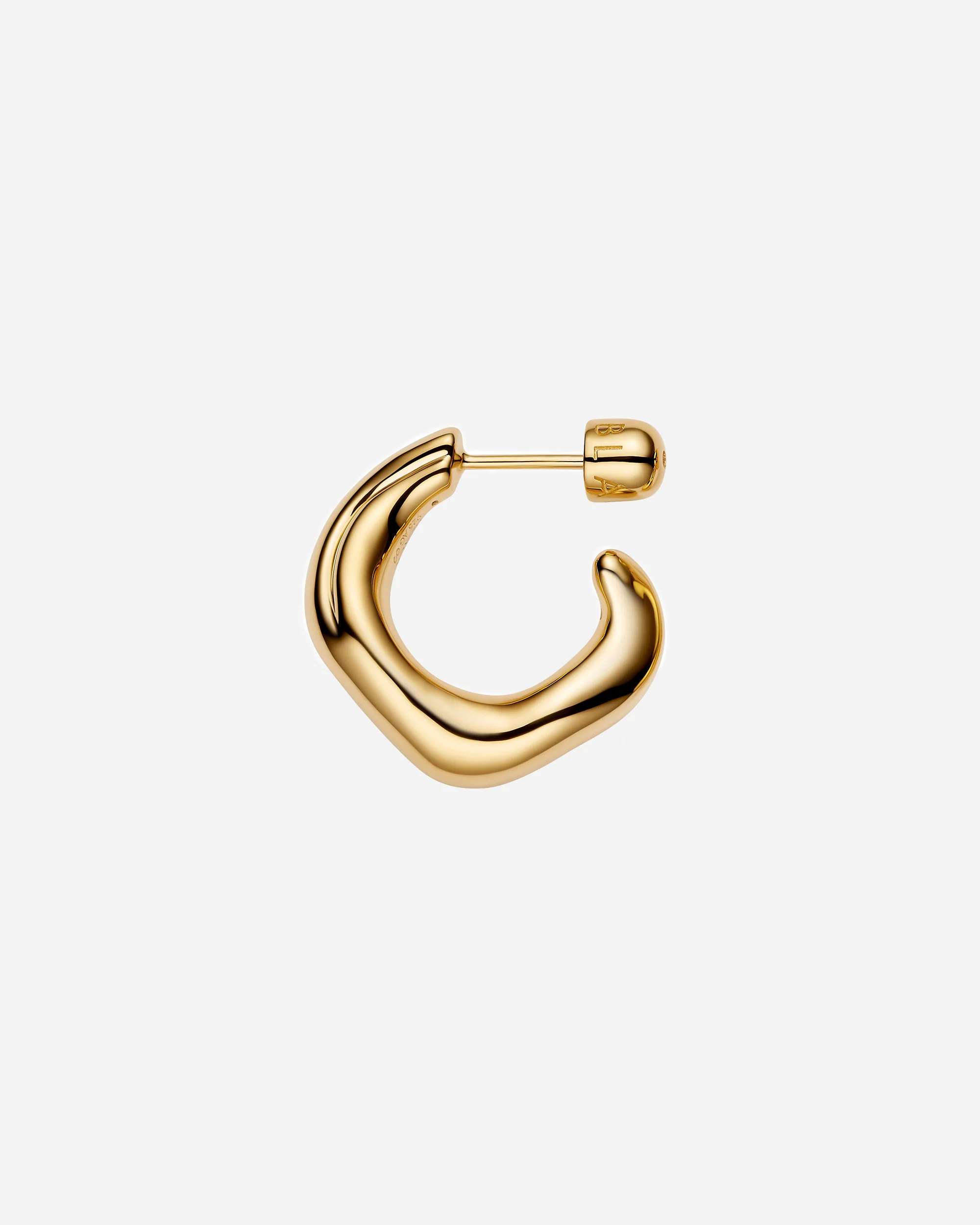 Anil Hoop Large Gold - Right - Image 3