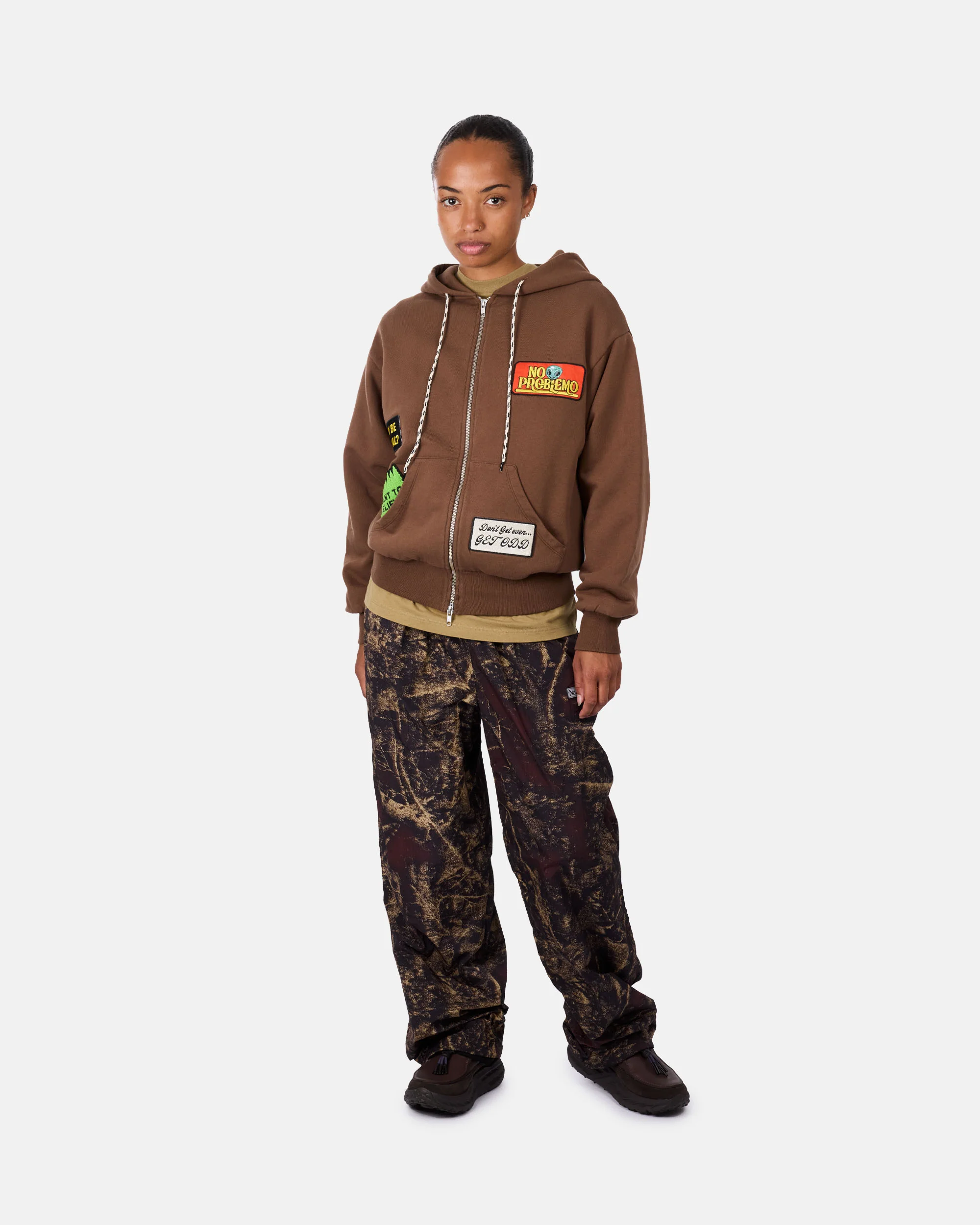 Sticker Zip Thru Hoodie - Image 6