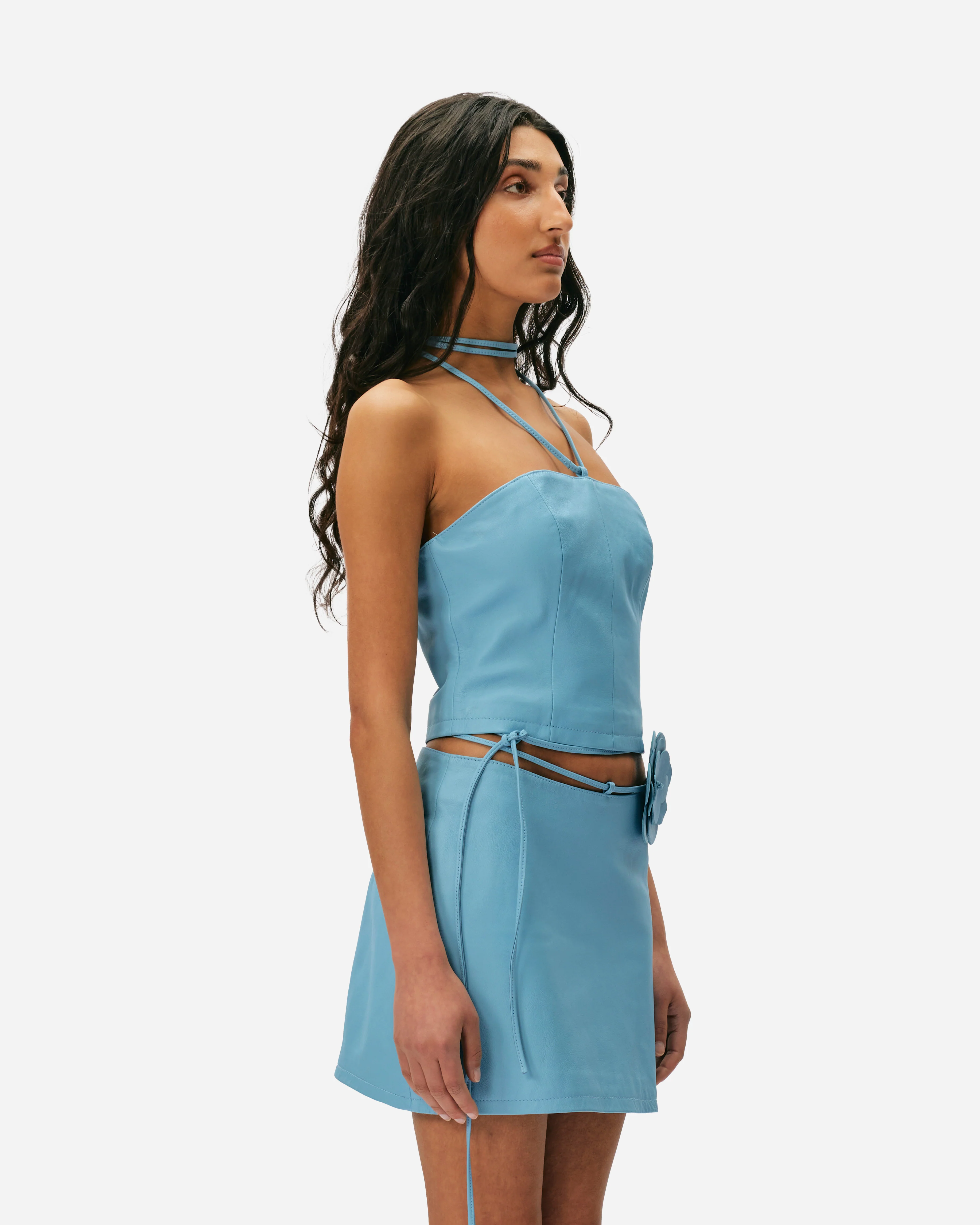 Kicky Leather Top - Image 3