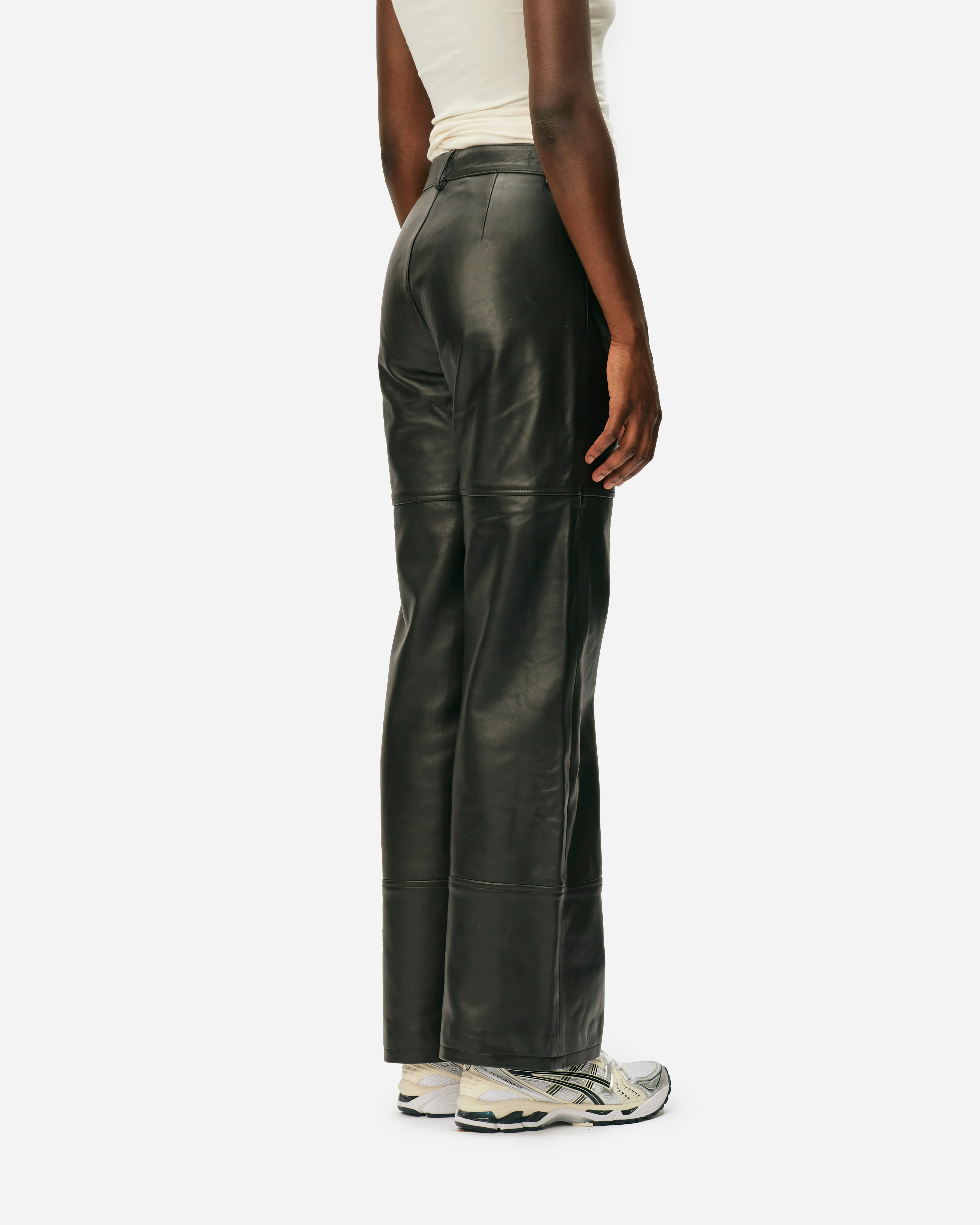 Time Leather Trousers - Image 5
