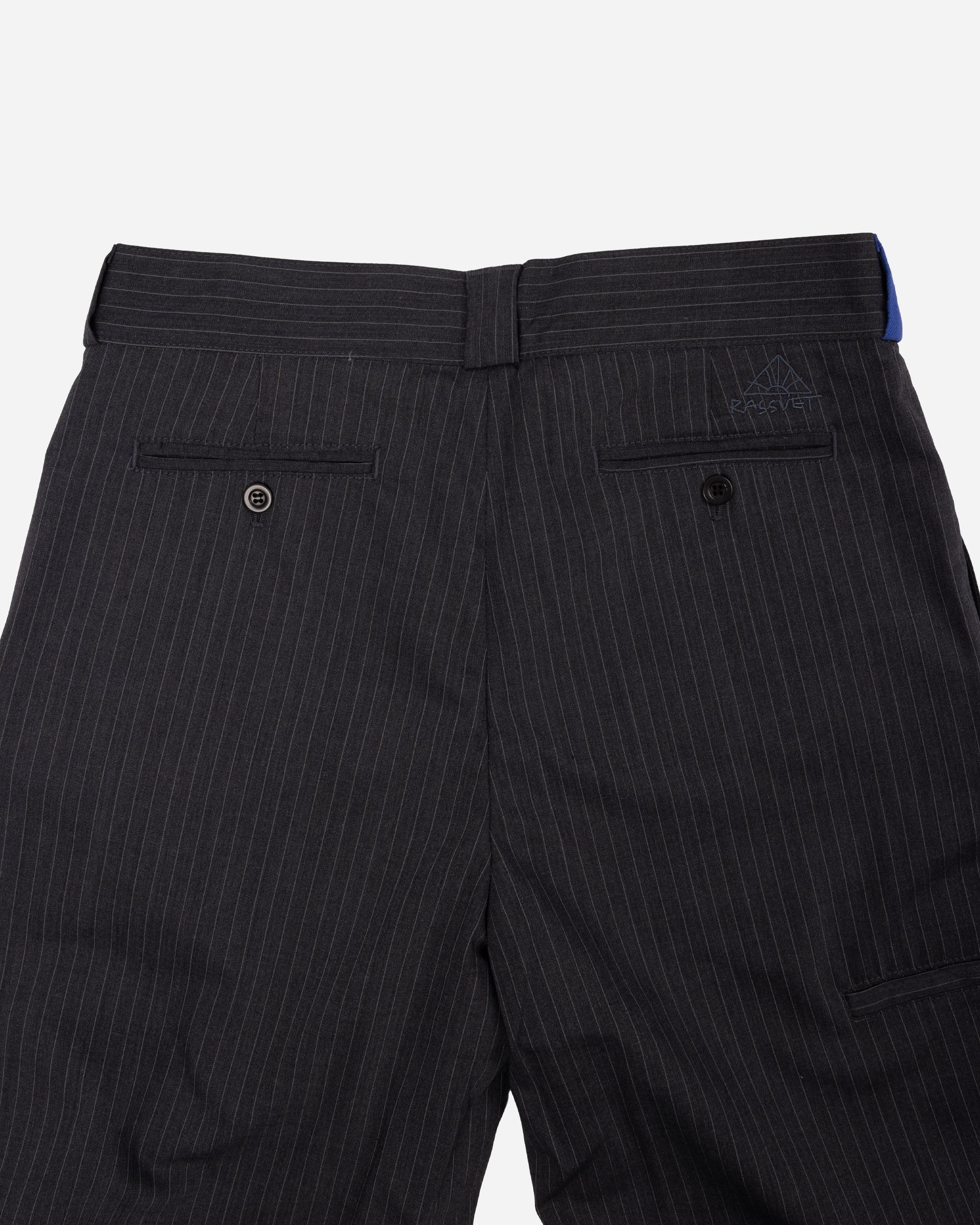 PIN STRIPE SLACKER CHINO PANTS - Image 3