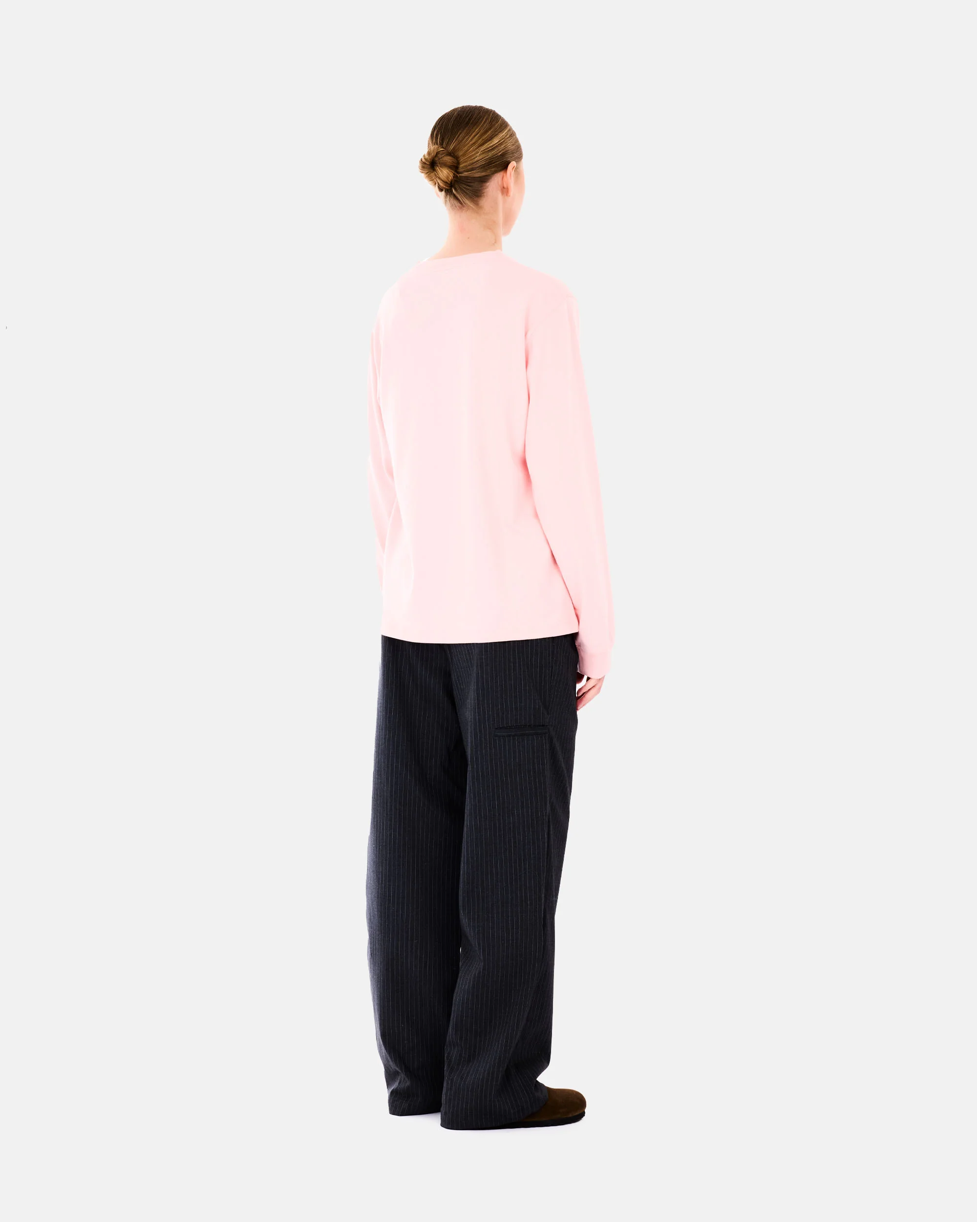 PIN STRIPE SLACKER CHINO PANTS - Image 5
