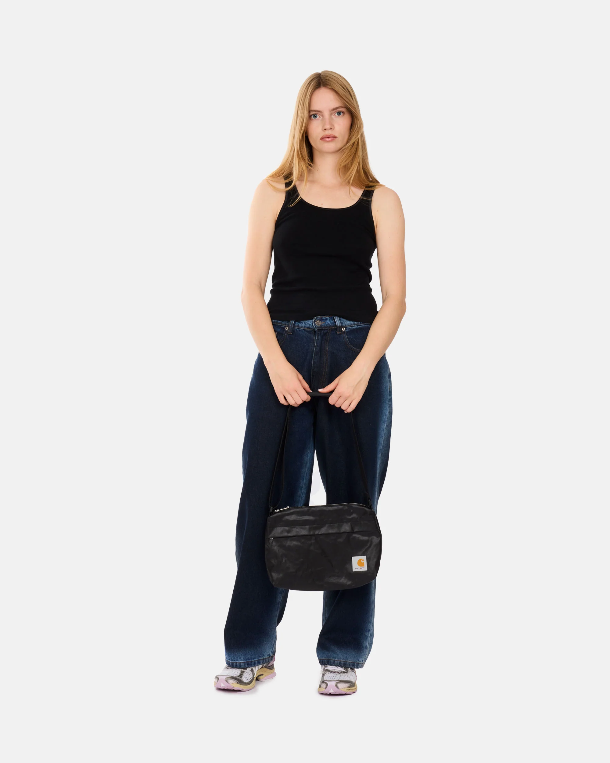 Shadow Wash Baggy Denim Pants - Image 5