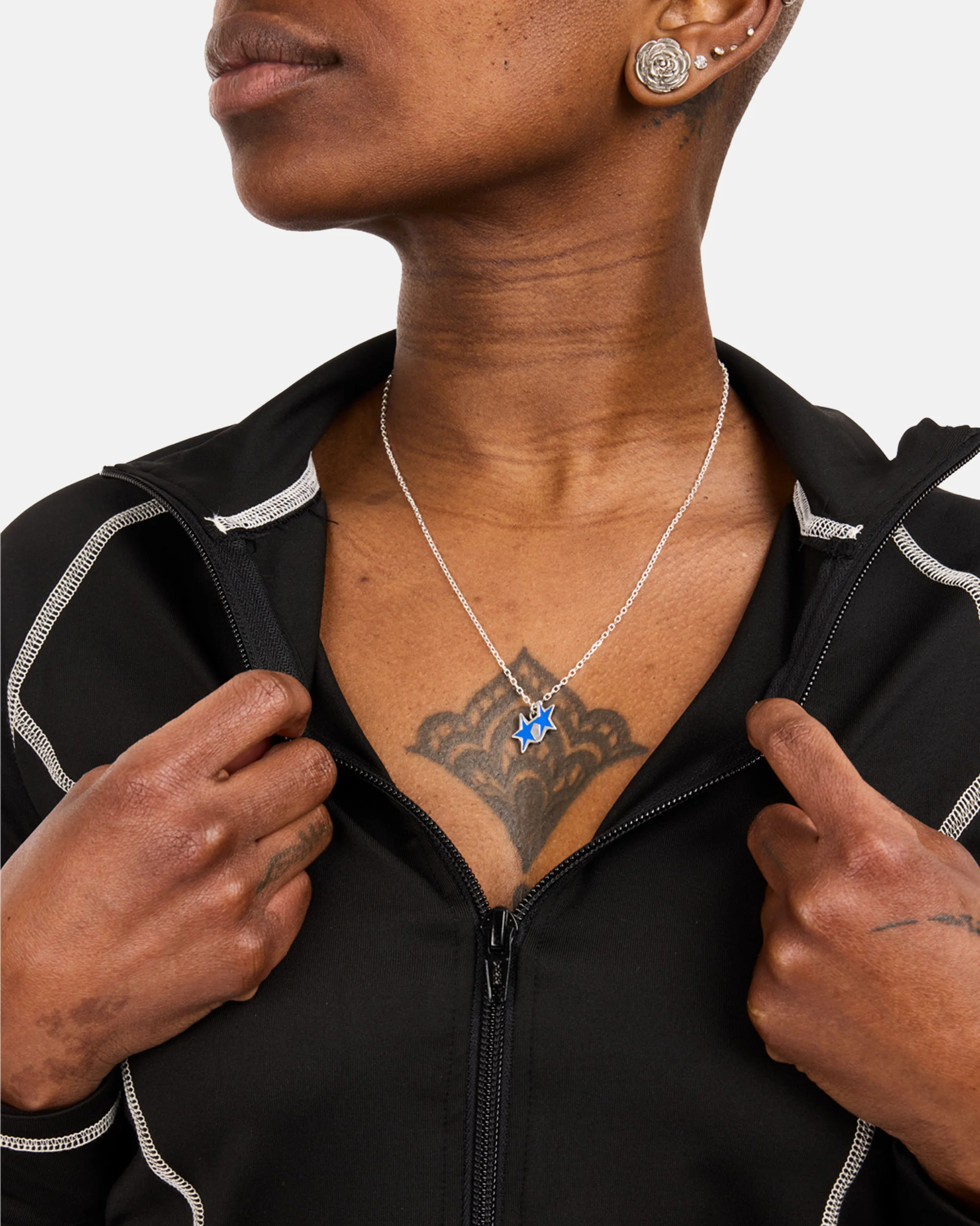 Tilted Enameled Necklace - Image 2